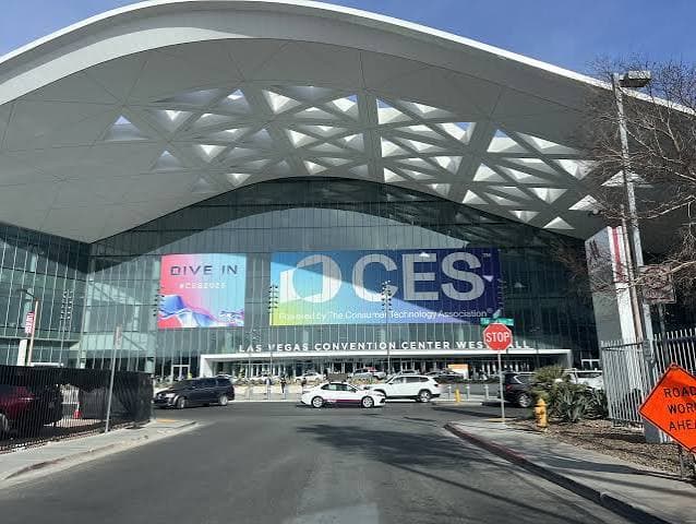 A MUVEH chauffeur vehicle arranged for CES in Las Vegas