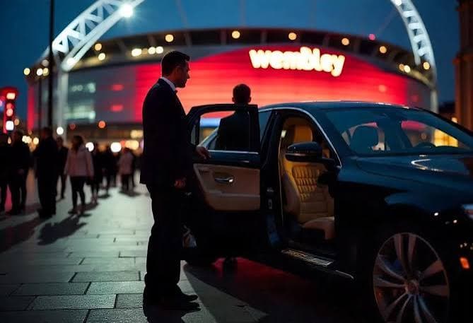 A MUVEH chauffeur vehicle arranged for Taylor Swift's Eras Tour stops in New York and Philadelphia